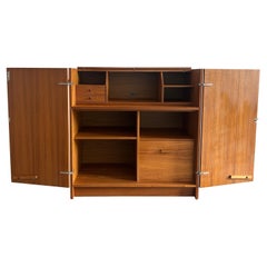 Mid century Danish Modern Magic Box Desk in Teak Made in Denmark