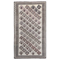 Persischer Gabbeh Small Teppich - Wolle Elfenbein Design - 96647