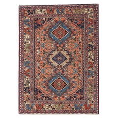 Persischer Shiraz Kleiner Teppich - Wolle Orange Design - 96701