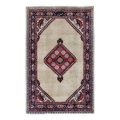 Persischer Täbris-Teppich - Wolle Elfenbein Design - 96655