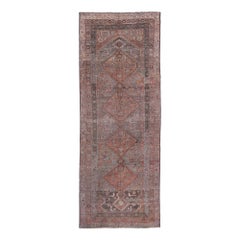 Persische Aserbaidschanische Teppiche - Wolle Blau Rot Design - 96666