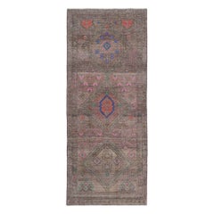 Persische Bijar-Teppiche - Wolle Blau Rosa Taupe Design - 96668