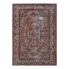 Persische Bakhtiari-Teppiche - rotes Wolldesign - 96671
