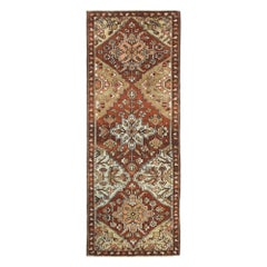 Persischer Bakhtiari Kleiner Teppich - Wolle Elfenbeinrot Design - 96687