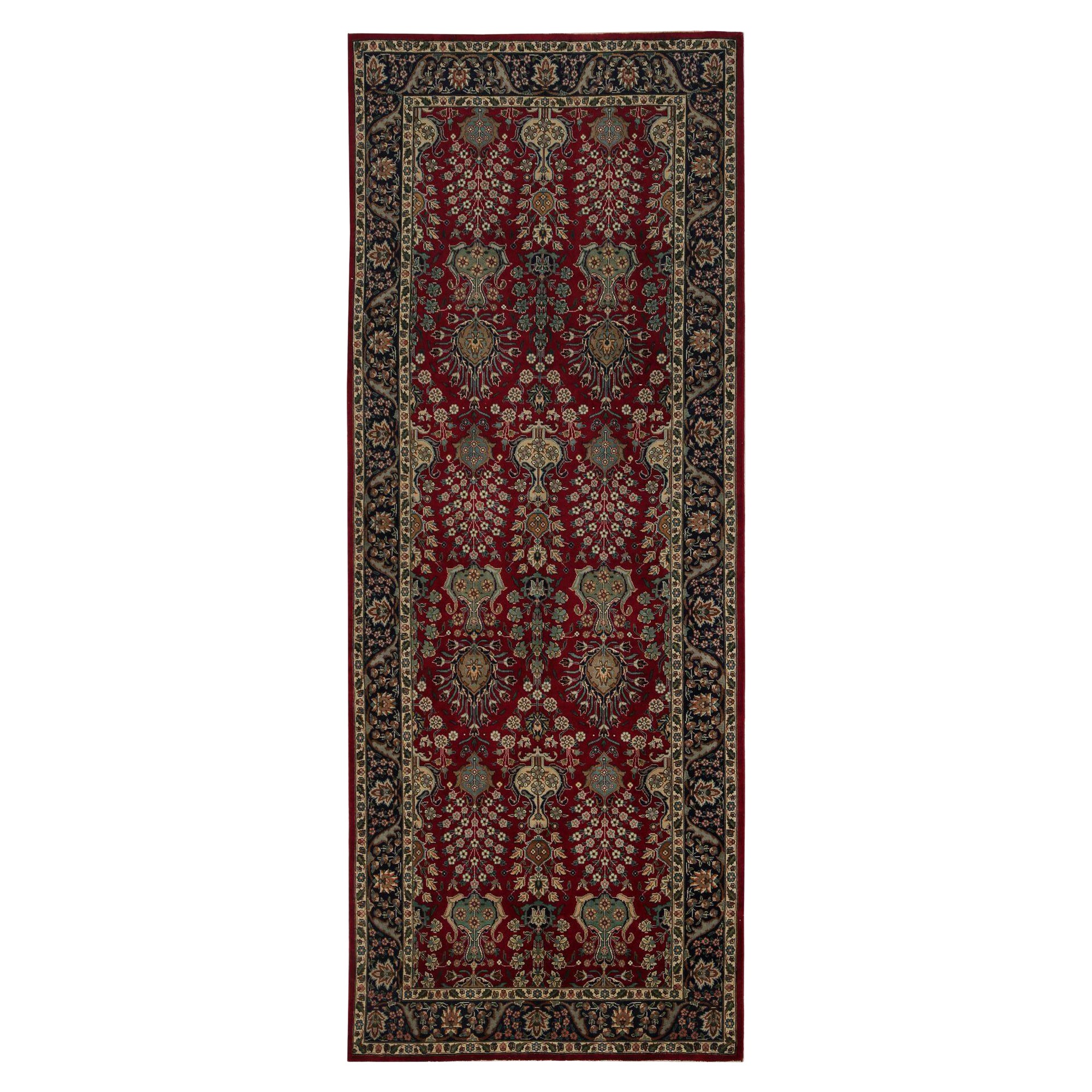 Persische Täbris-Teppiche - rotes Wolldesign - 96742 im Angebot