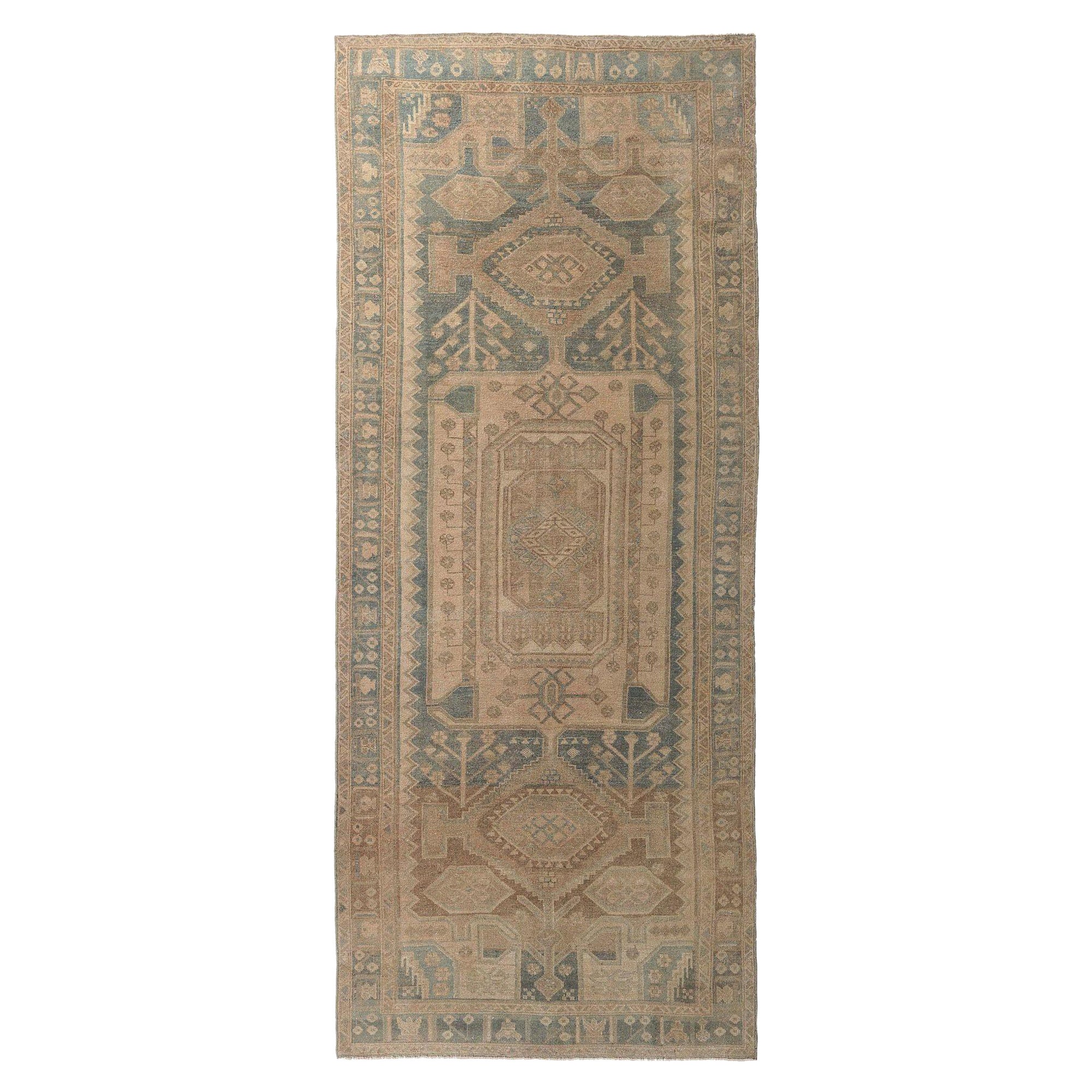 Persische Bijar Teppiche - Wolle Brown Gray Design - 96690