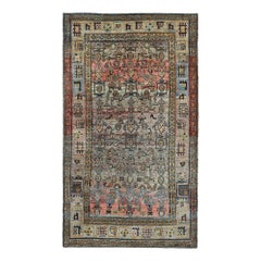 Persischer Bijar Kleiner Teppich - Wolle Elfenbeinrosa Design - 96768
