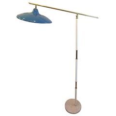 Italian Retro Floor Lamp in the Stilnovo Style