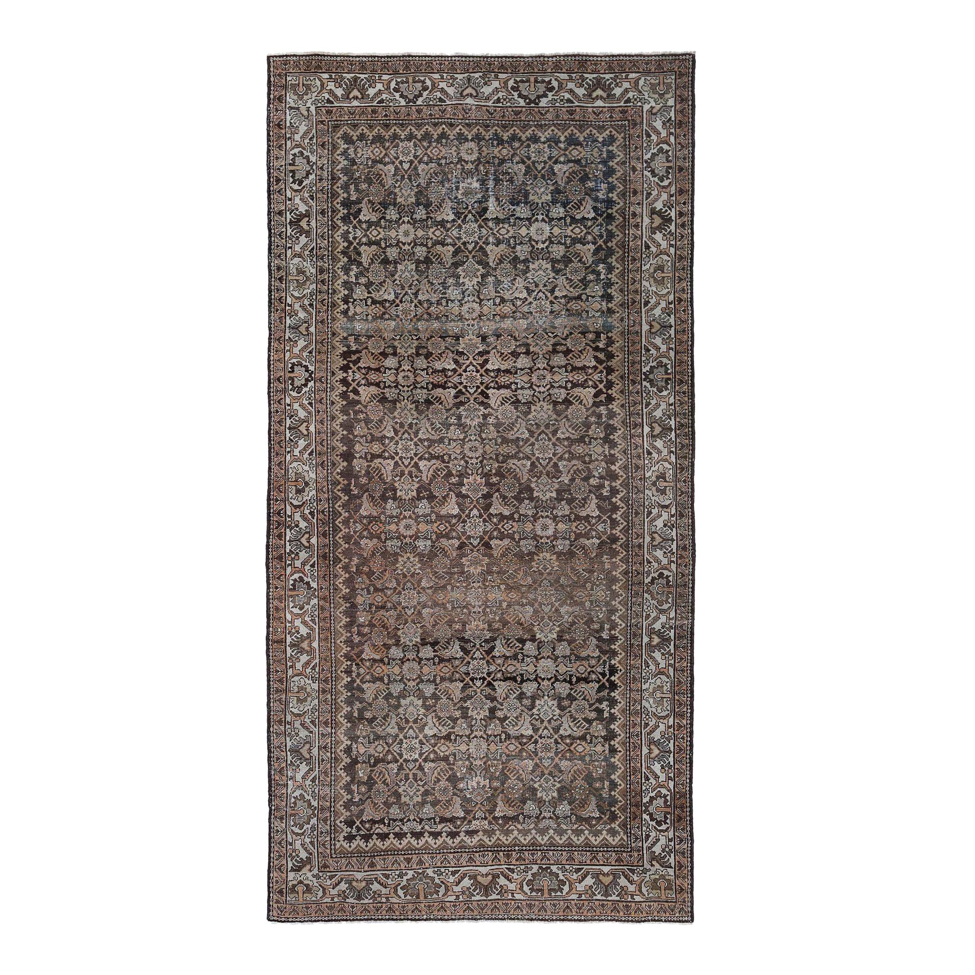 Tappeti persiani Sultanabad Rugs - Design marrone in lana - 96774