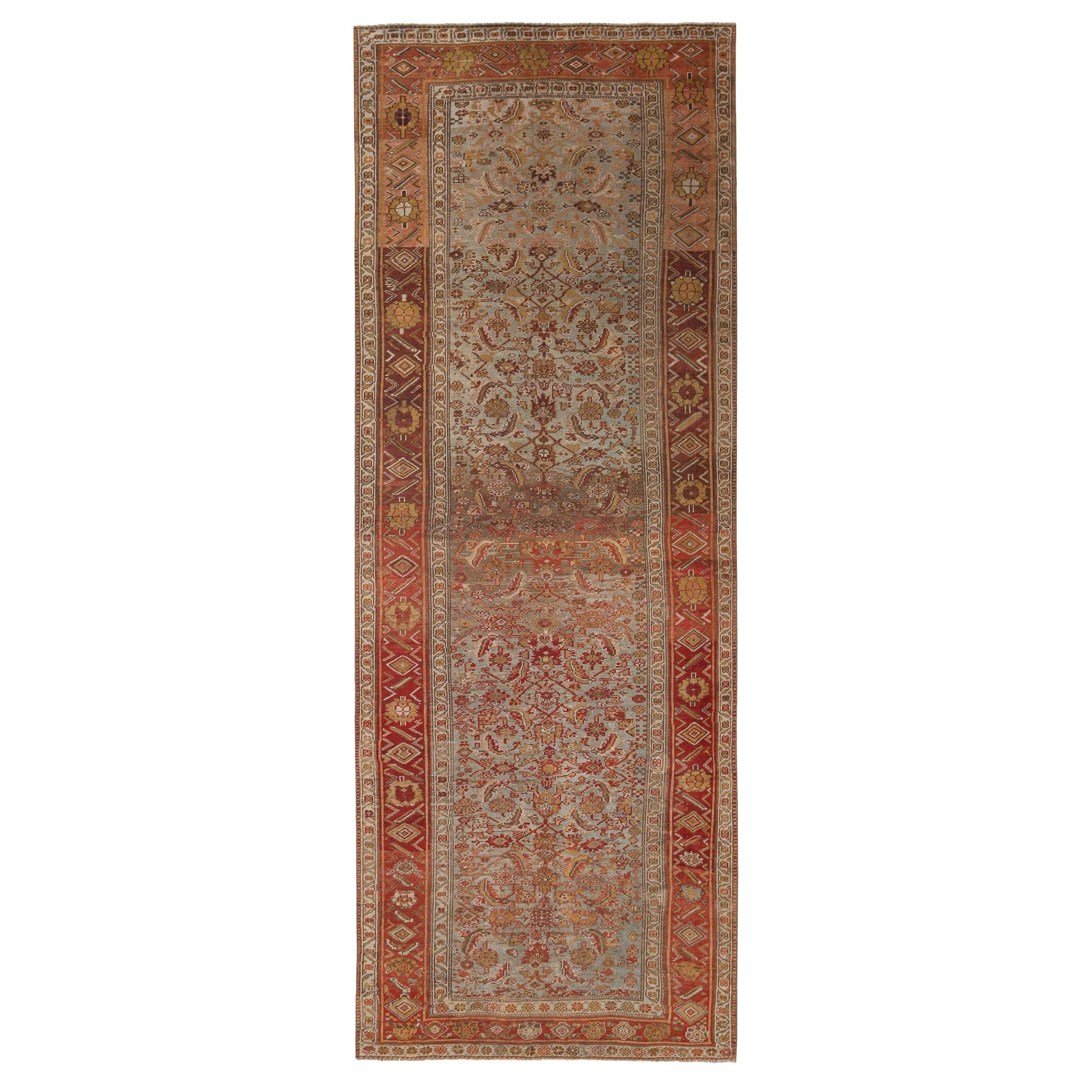 Persische Bijar-Teppiche - Wolle Hellblau Design - 96730