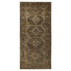 Alfombras Persas Malayer - Lana Marrón Diseño Marfil - 96752