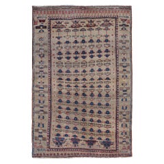 Alfombra Persa Azerbaiyán Small Design - Lana Marfil - 96776