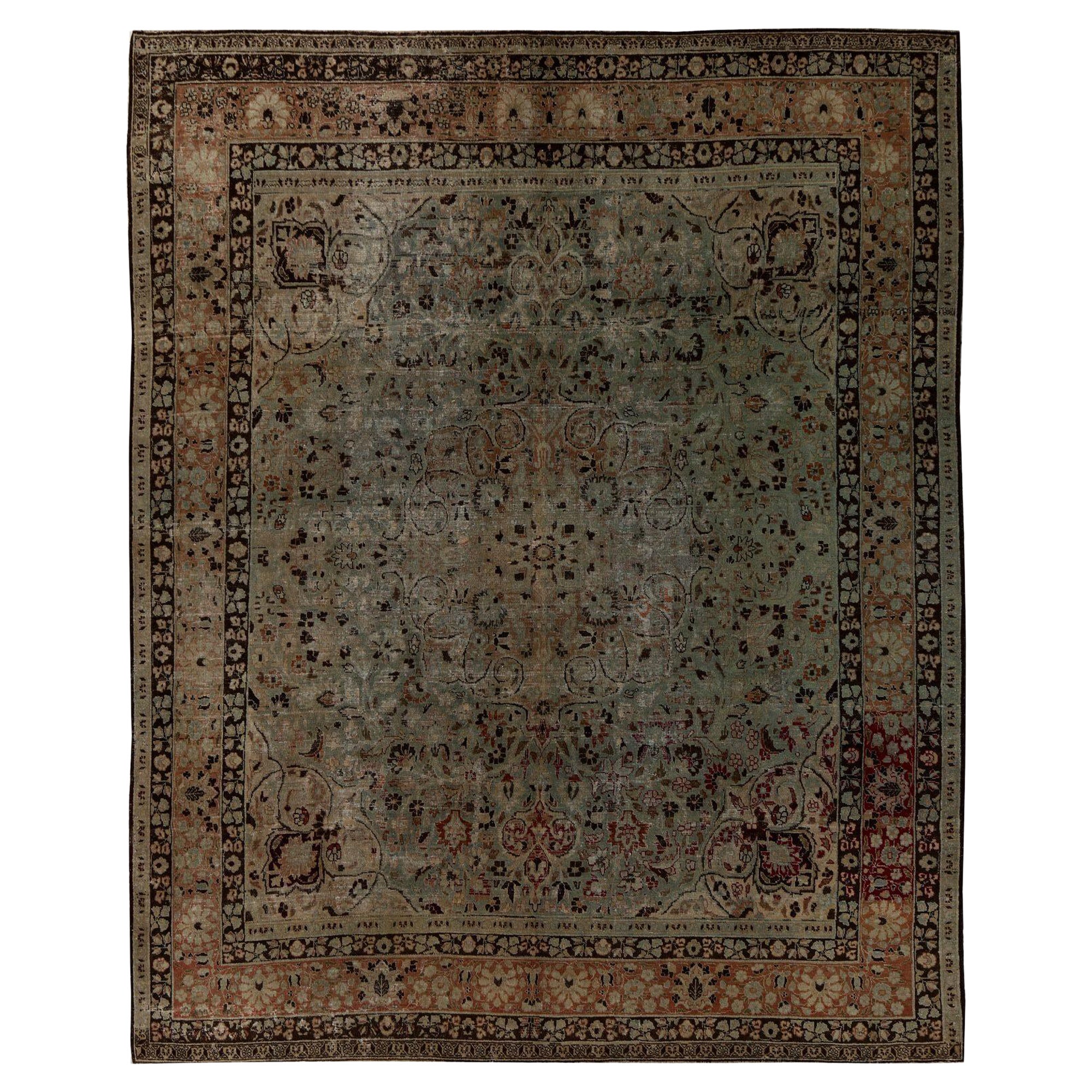 Tappeti persiani Mashad - Lana, Greene & Greene Greene - 96829 in vendita