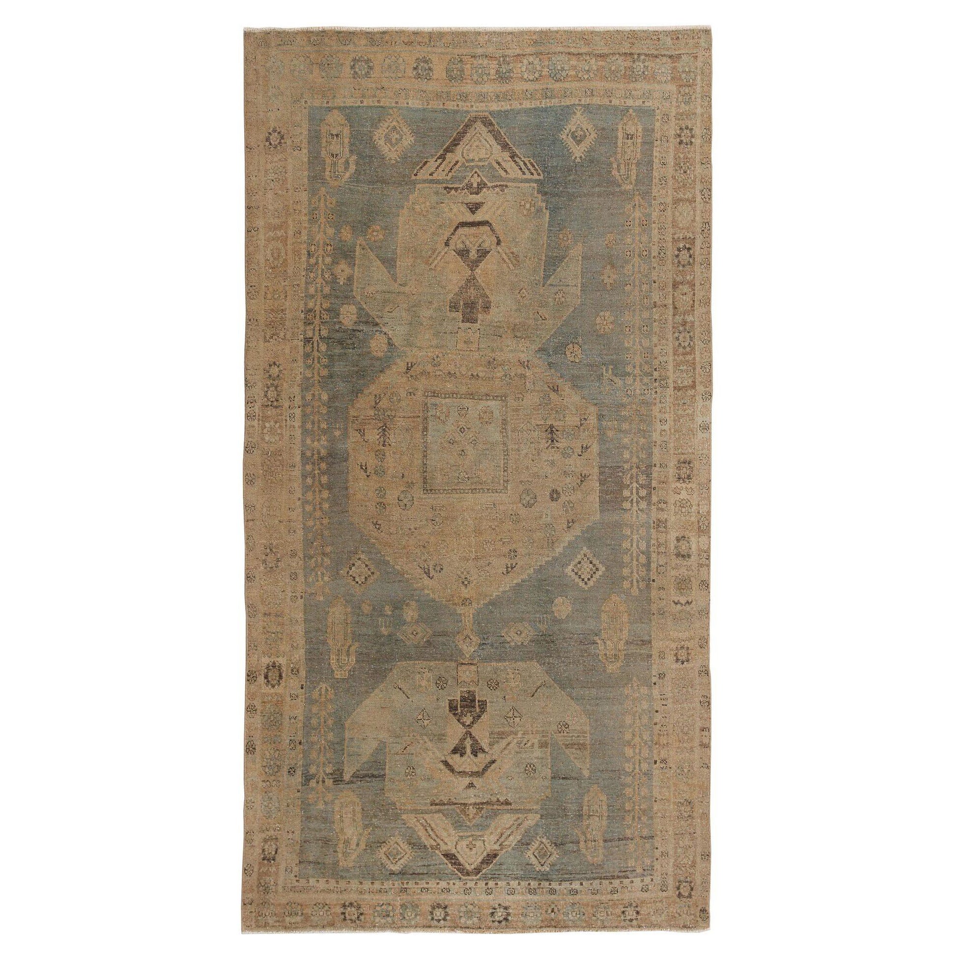 Alfombra Persa Bijar Small Design - Lana Gris Marfil - 96862