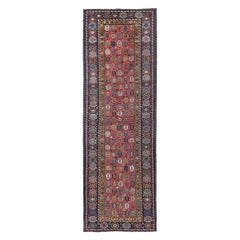 Tapis persan Bakhtiari - Motif rouge en laine - 96867