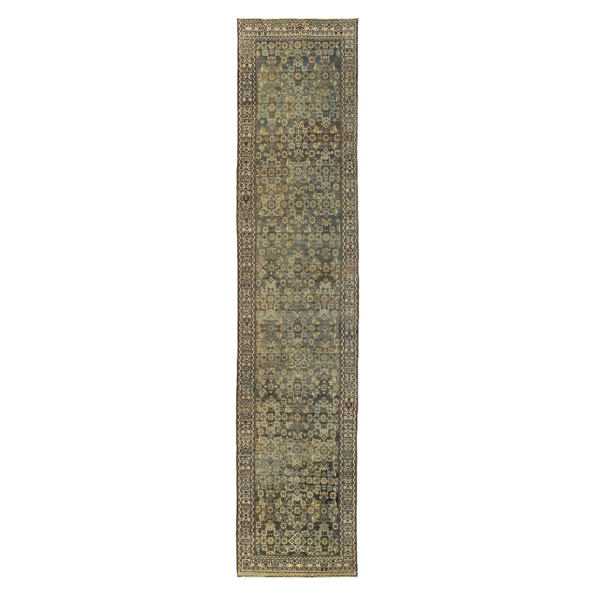 Tapis de course persan Malayer - Laine Brown Design/One - 96868