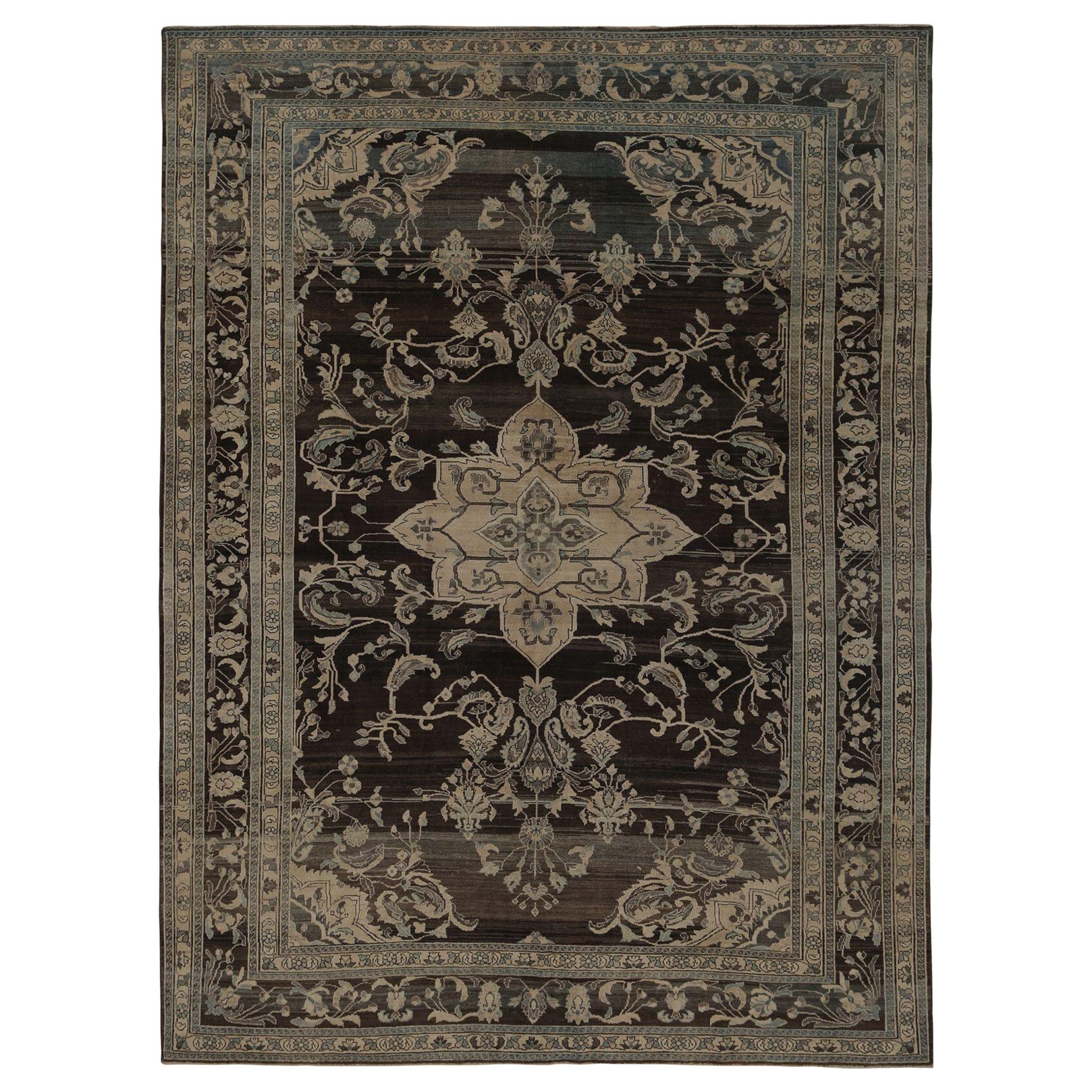 Persische Malayer Teppiche - Wolle Brown Design - 96886