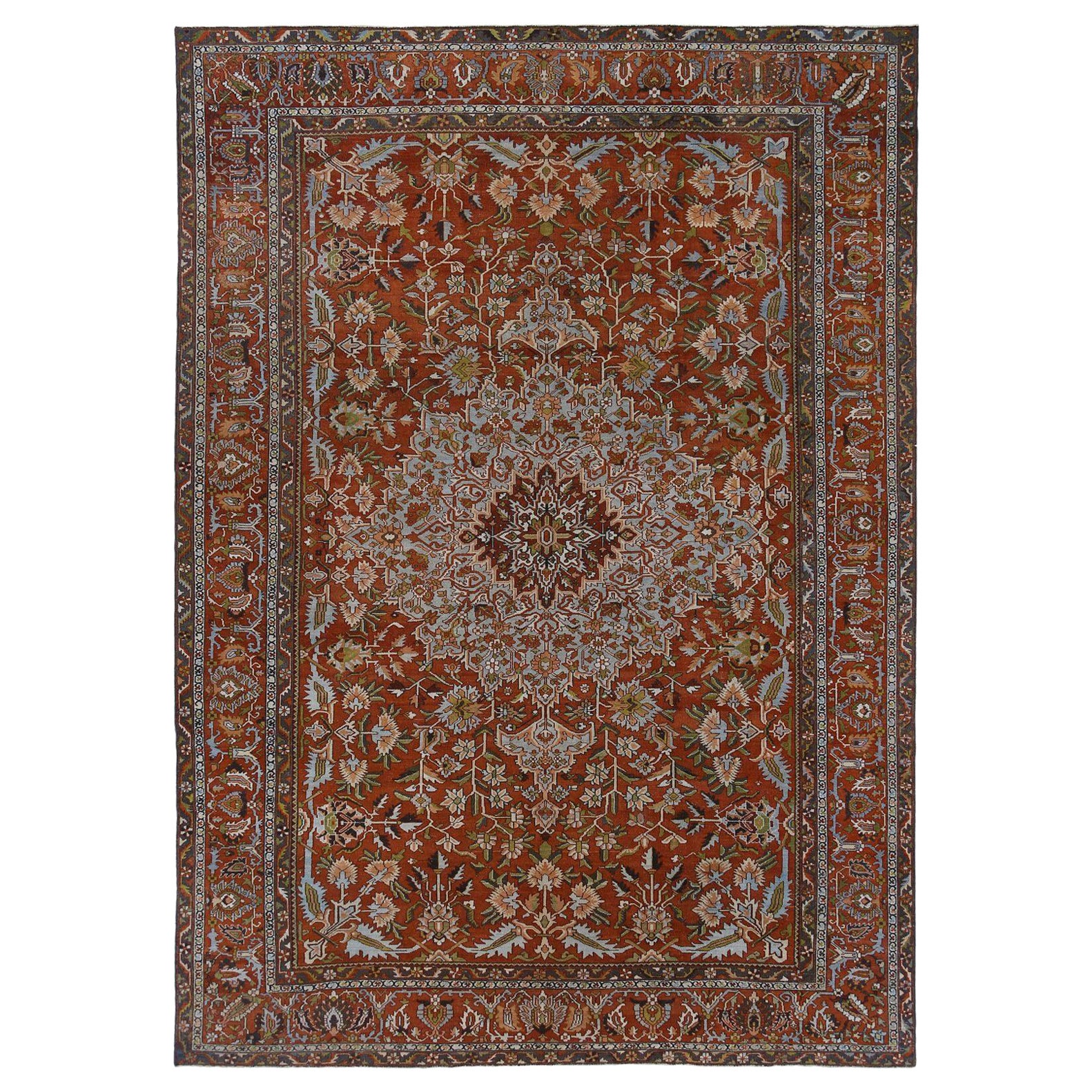Tappeto persiano Bakhtiari Over Size - Disegno rosso lana - 96889