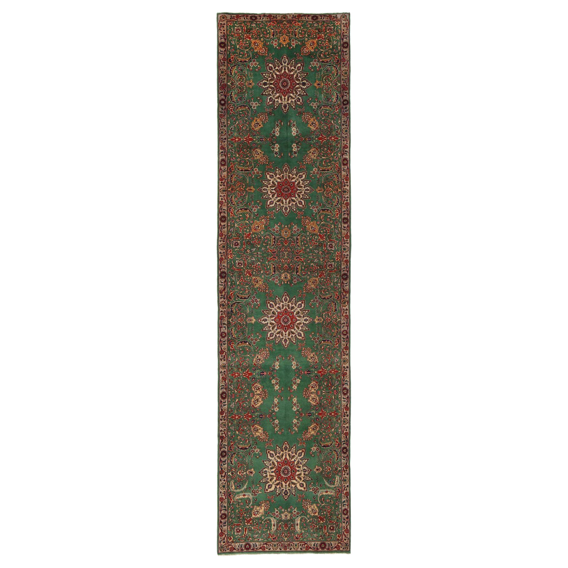 Tappeto persiano Tabriz Runner - Greene & Greene Design - 96954