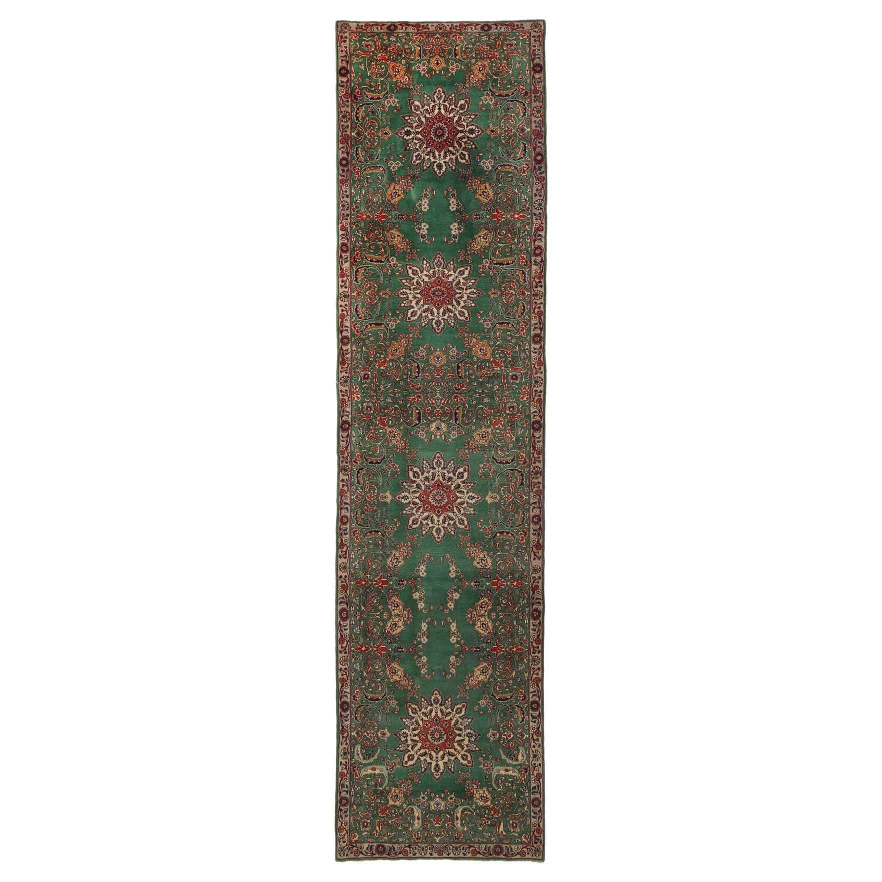 Tappeto Persiano Tabriz Runner - Greene & Greene Design - 96955 in vendita