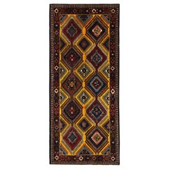 Persian Shiraz Area Rugs - Wool Yellow Design - 96973