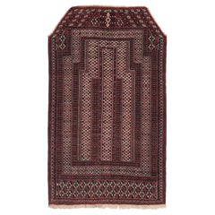 Alfombra Persa Turkeman Small - Lana Diseño Rojo Marfil - 96922