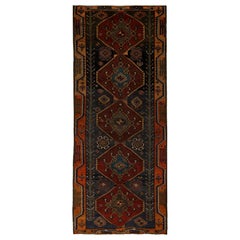Tappeti persiani Azerbaijan - Lana Arancione Rosso Design - 96980