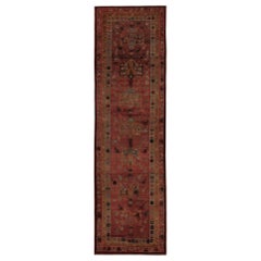 Tappeto Runner Persiano Azerbaijan - Design Rosso Lana - 96983