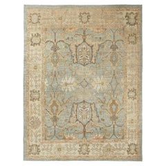 Tappeti Afghanistan Oushak - Lana Avorio Design-Light - 97016