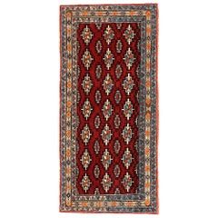 Tappeti persiani Semnan - Lana Arancione Rosso Design - 97052