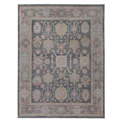 Tappeti Afghanistan Oushak - Design marrone grigio - 97003
