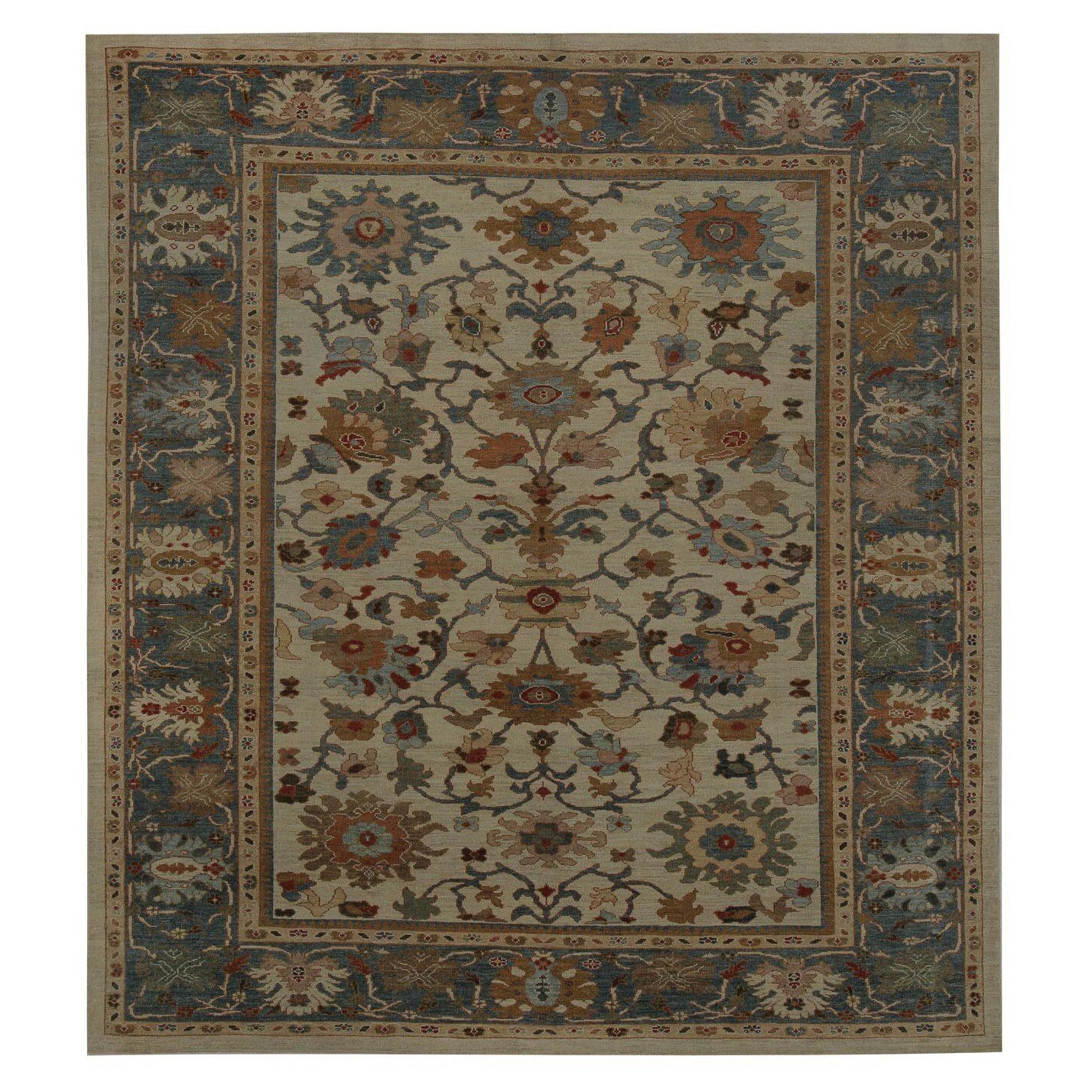 Afghanistan Sultanabad Area Rugs - Wolle Elfenbein Design - 97019