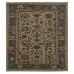 Tapis d'Afghanistan Sultanabad - Design en laine ivoire - 97019