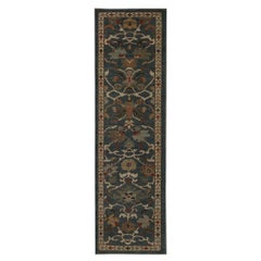 Tapis de course Sultanabad en laine grise - 97020