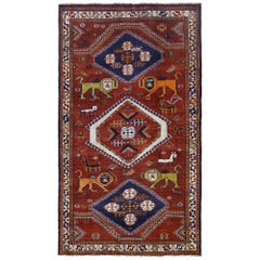 Alfombra Persa Shiraz Small Design - Lana Roja - 97077