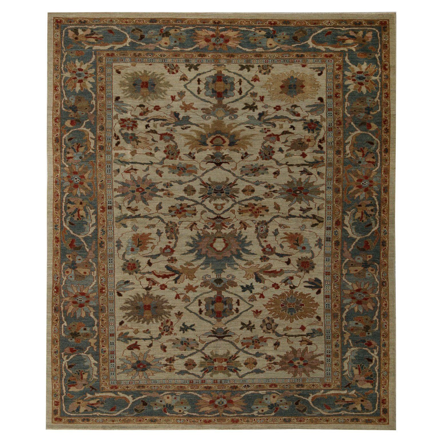 Afghanistan Sultanabad Area Rugs - Wolle Elfenbein Design - 97022