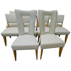 Amazing Set Ten Paul Laszlo Leather Dining Chairs Mid-Century Modern 5