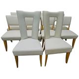 Amazing Set Ten Paul Laszlo Leather Dining Chairs Mid-Century Modern