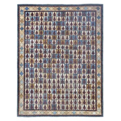 Tapis d'Afghanistan Sultanabad - Design en laine ivoire - 97026