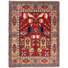 Alfombra Persa Bakhtiari Small Design - Lana Roja - 97096
