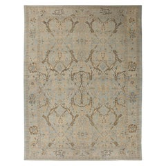Afghanistan Sultanabad Over Size Rug - Wool Brown Gray/silver - 97041