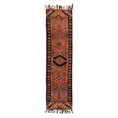 Alfombra Persa Azerbaiyán - Lana Diseño Naranja Rojo - 97097