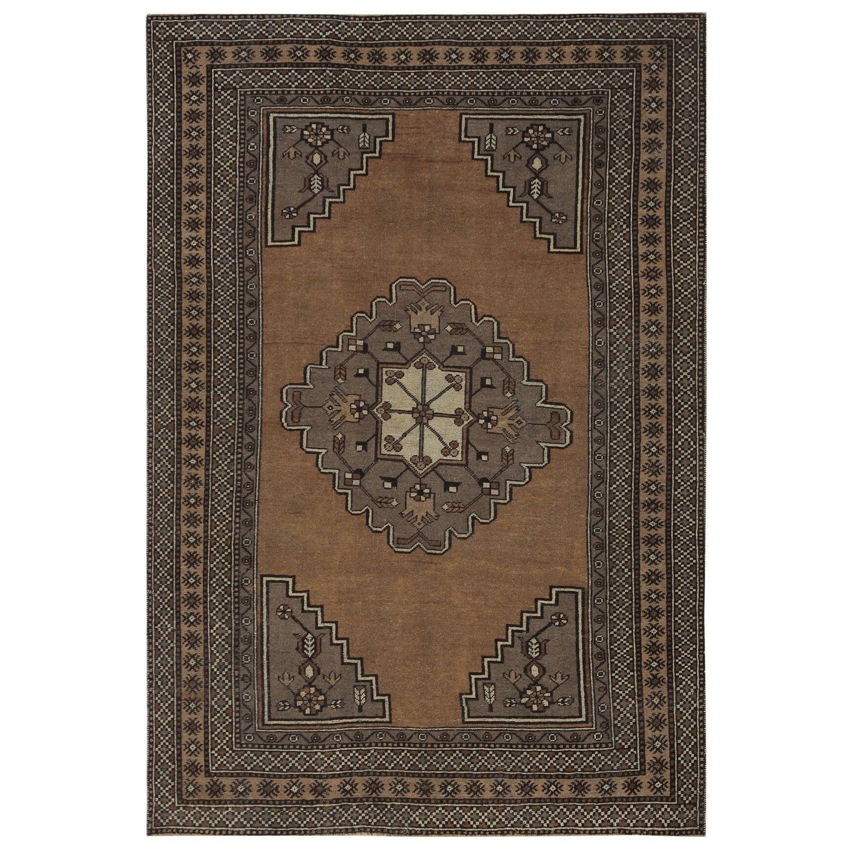 Persische Bakhtiari Teppiche - Wolle Brown Design - 97089