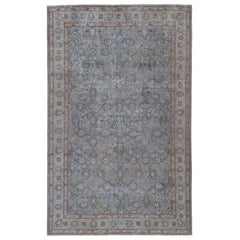 Persische Mashad-Teppiche - Wolle Hellblau Design - 97157