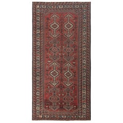 Persische Bakhtiari-Teppiche - rotes Wolldesign - 97105