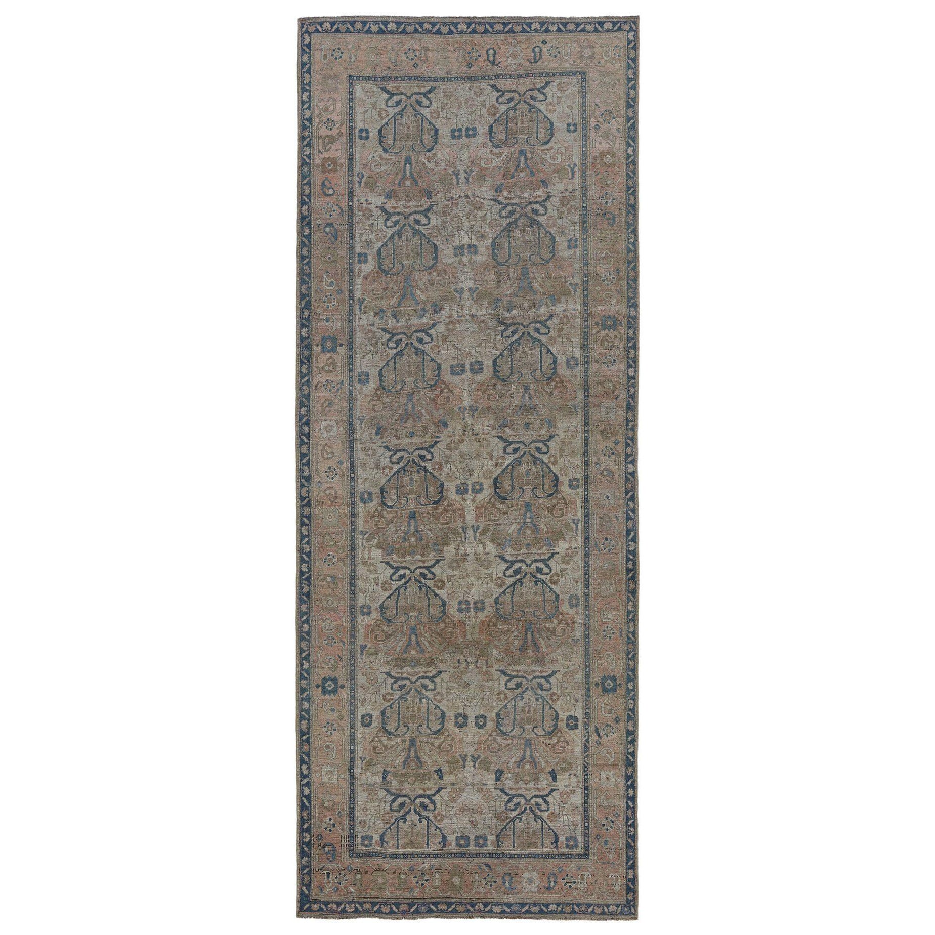 Persian Malayer Area Rugs - Wool Brown Ivory Design - 97160
