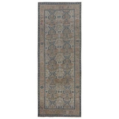 Persische Malayer Teppiche - Wolle Braun Elfenbein Design - 97160