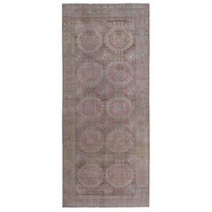 Persische Aserbaidschan Teppiche - Wolle Braun Rosa Design - 97113