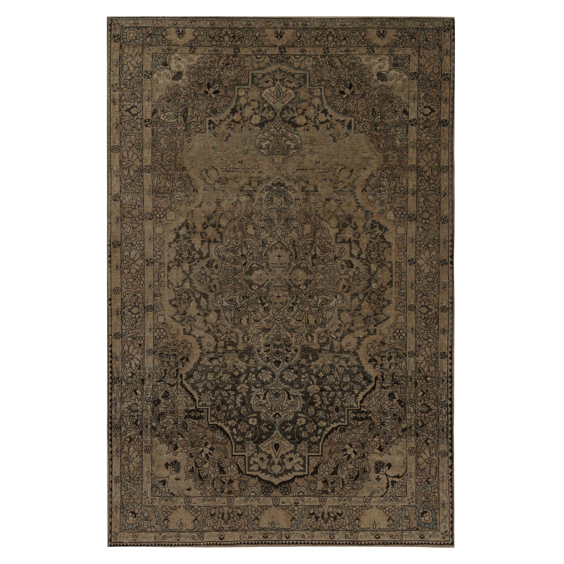 Persische Bakhtiari Teppiche - Wolle Brown Design - 97182