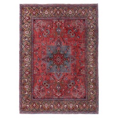 Persischer Heriz Kleiner Teppich - Wolle Rot Design - 97147